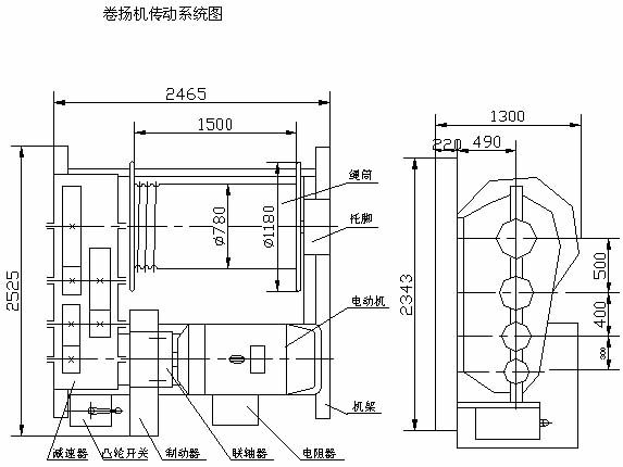 慢速卷扬机参数